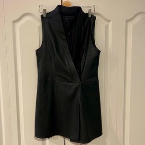 BCBG Mini Faux Leather Dress